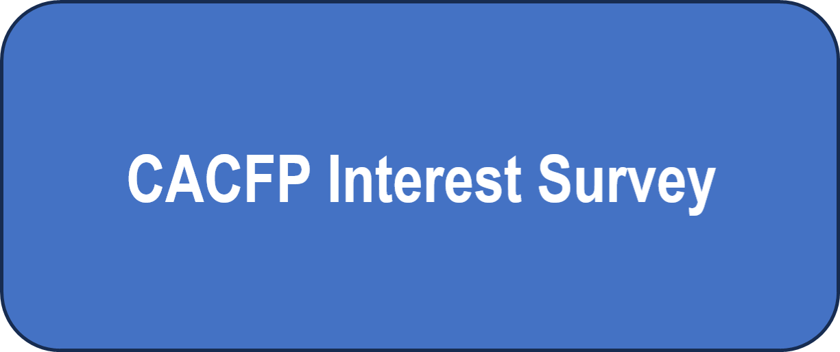 Button to the CACFP Interest Survey, labeled 'CACFP Interest Survey' with an arrow icon.